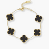 Black & Gold Elegance Bracelet