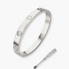 Elegant Silver Bangle 2.0