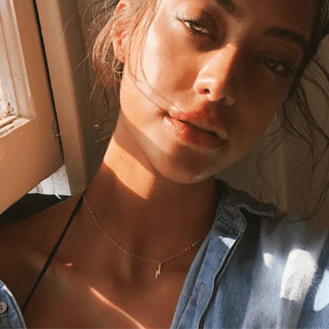 TOM TOM |14K Gold Filled Lightning Bolt Necklace