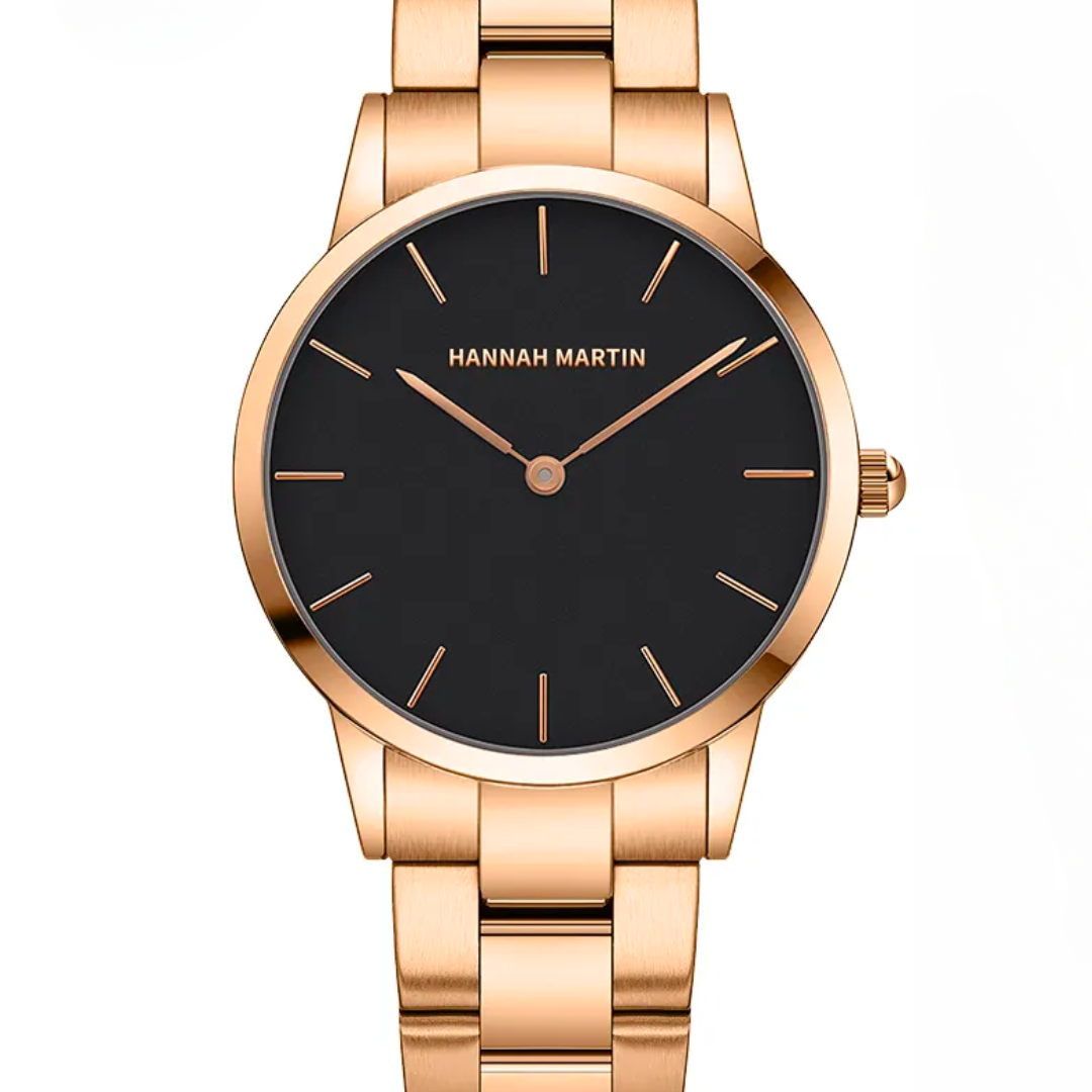 The Gold Link | Quartz Watch Stainless Steel Band & Bangle
