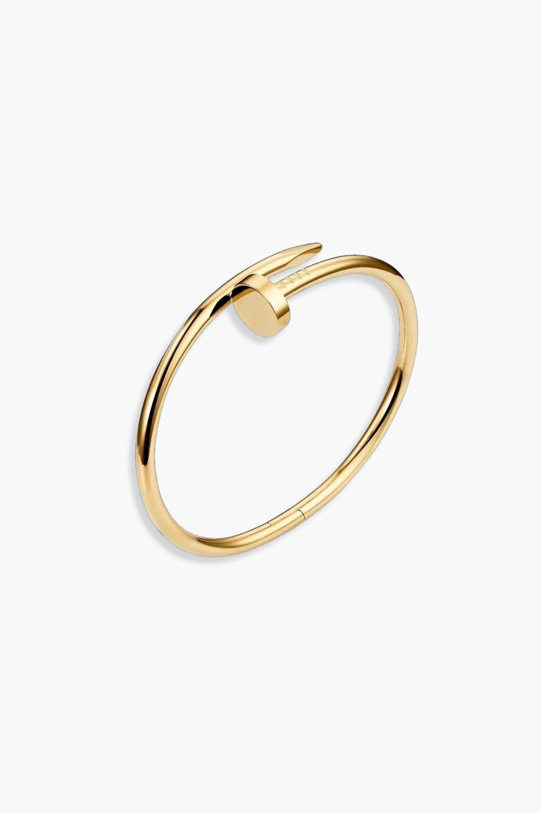 Contemporary Nail Bangle 2.0 in Gold