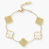 QTPI BLING Versatile Gold and White Bracelet
