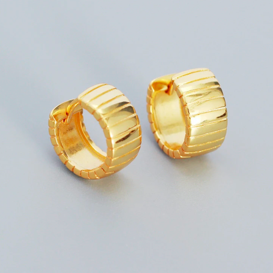 Summer Hoops | 18K Gold Plated Earrings