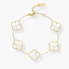 White Pearl and Gold Bracelet
