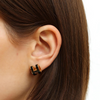 Elegant Black Statement Earrings