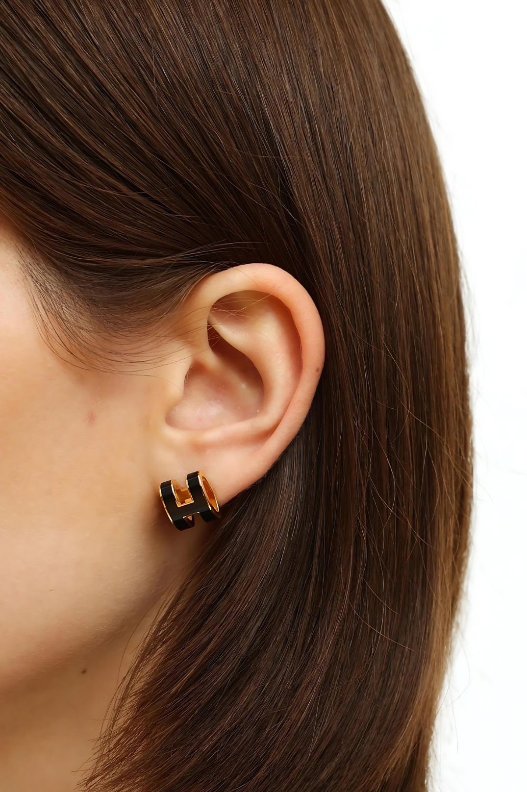 Elegant Black Statement Earrings