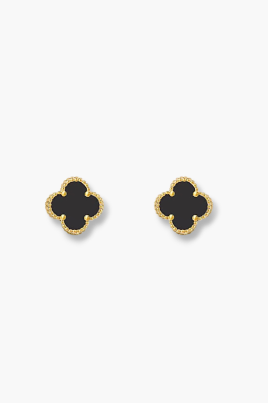 QTPI BLING Black & Gold Elegant Earrings