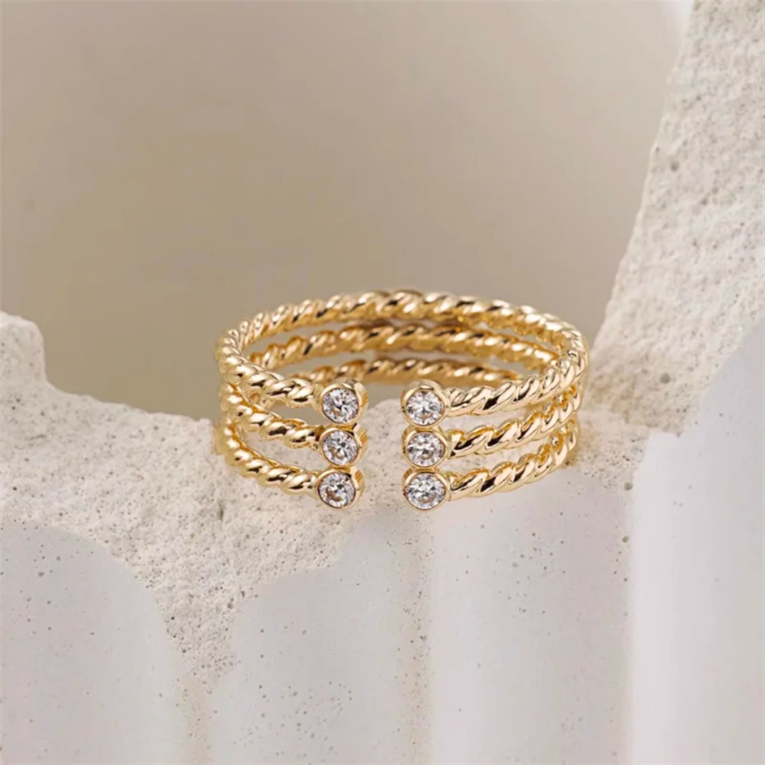 Phoebe Moissanite |14k Gold Filled Ring