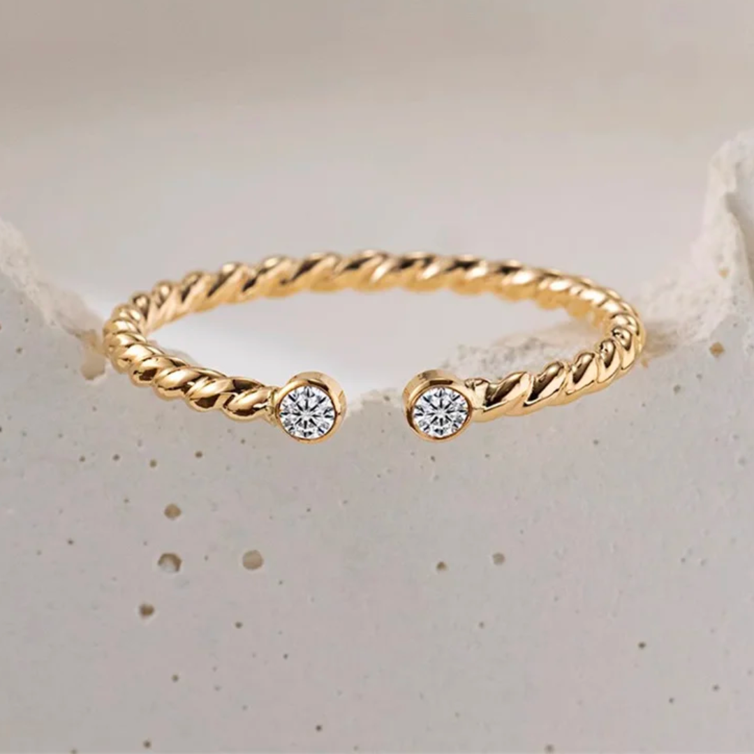 Phoebe Moissanite |14k Gold Filled Ring