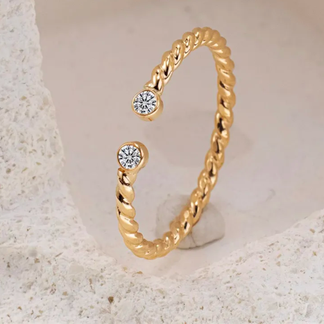 Phoebe Moissanite |14k Gold Filled Ring