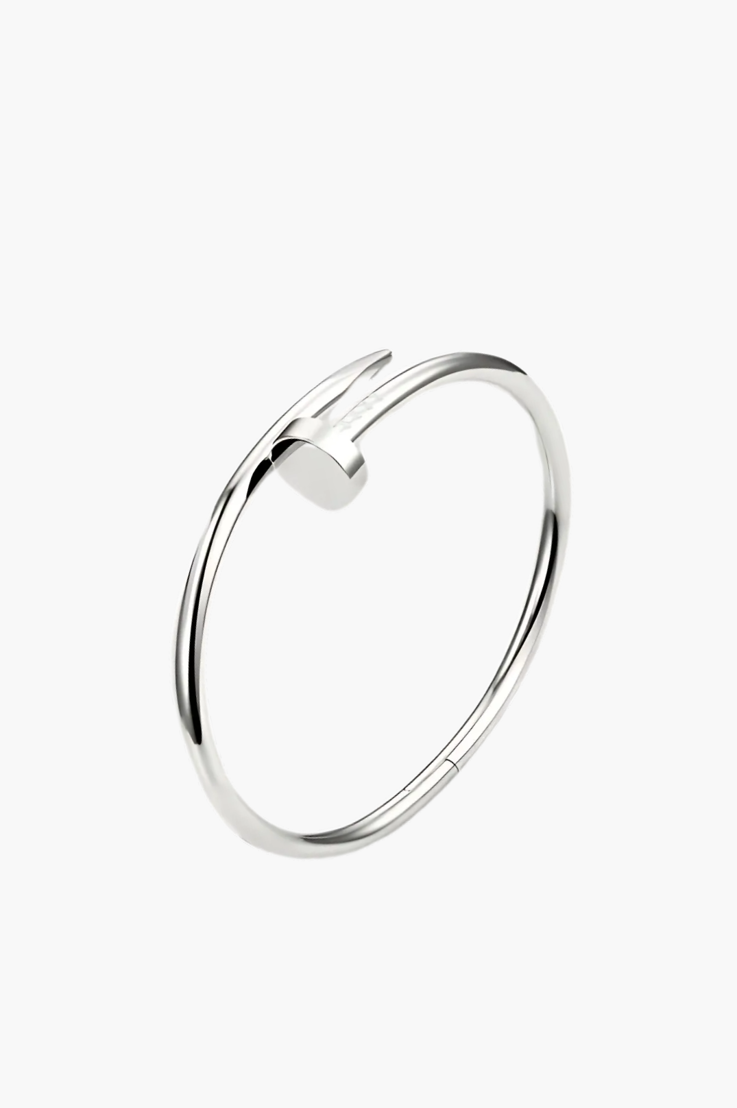 Sleek Silver Nail Bangle Stack 2.0
