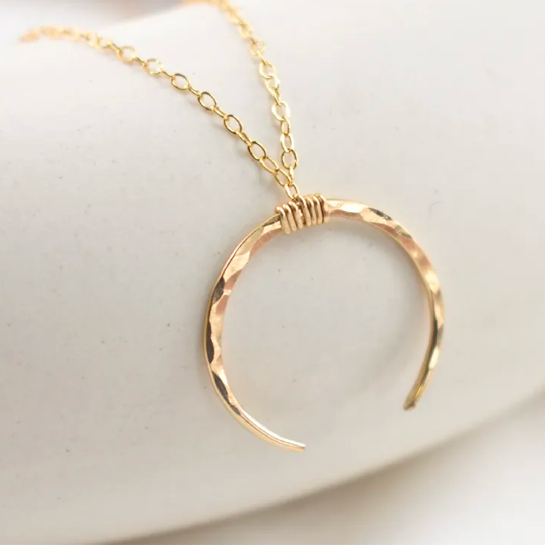 Take Me To The Moon Necklace |14k Gold Filled