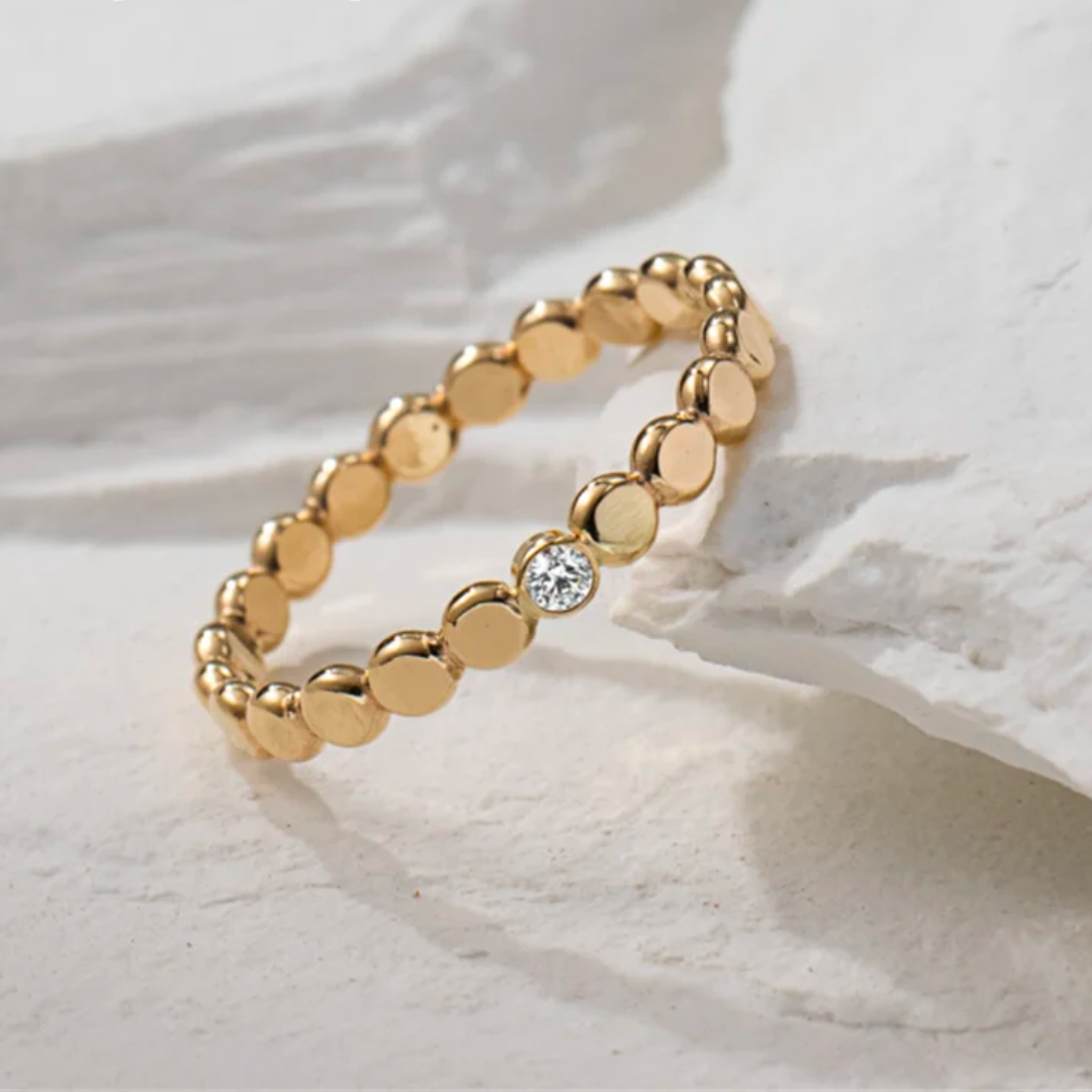 Shine Bright Zircon Ring |14K Gold Filled
