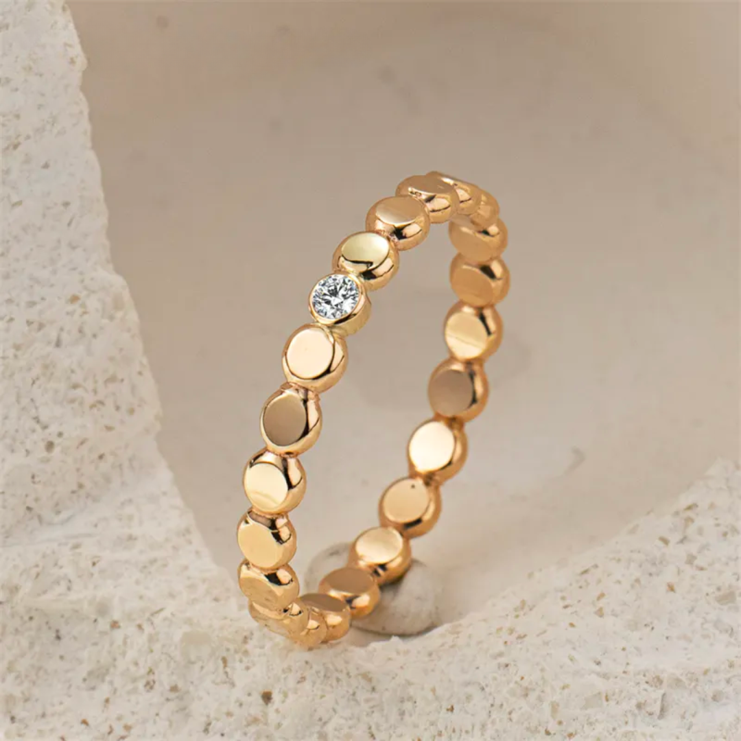 Shine Bright Zircon Ring |14K Gold Filled