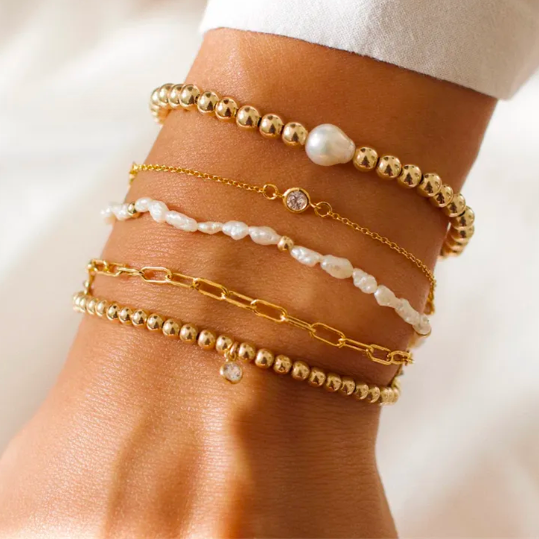 Golden Pearl Bracelet |14K Gold Filled