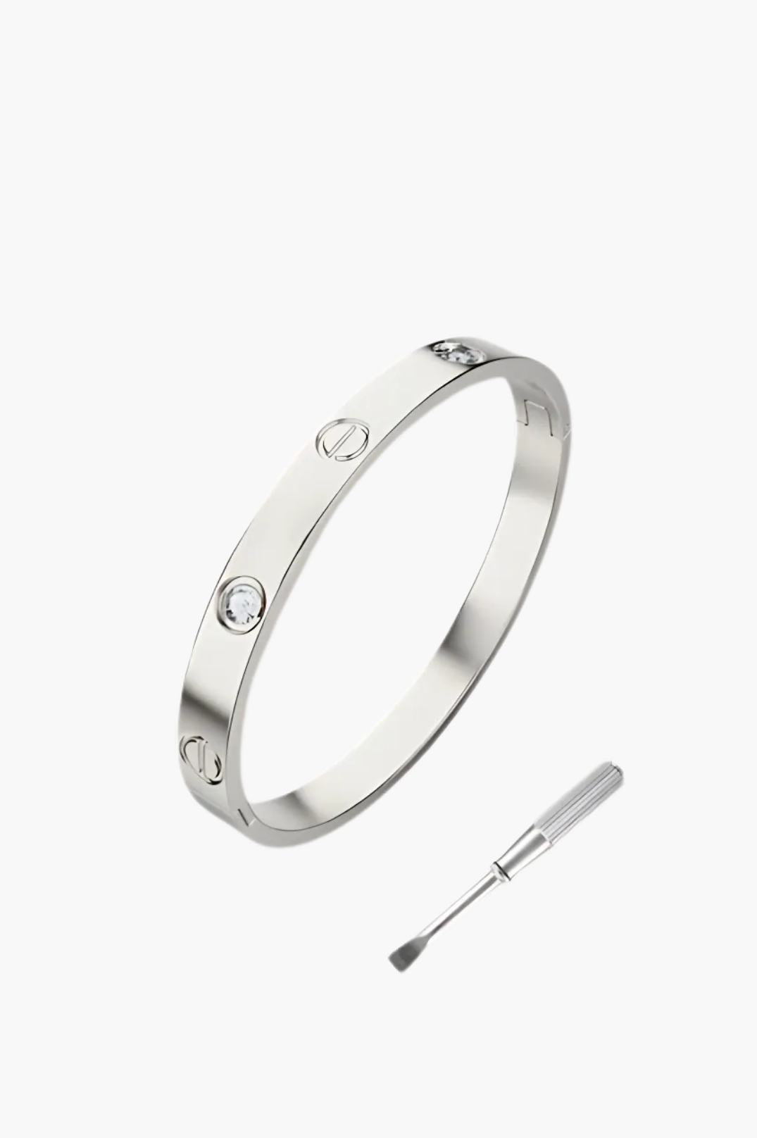 Sleek Silver Nail Bangle Stack 2.0