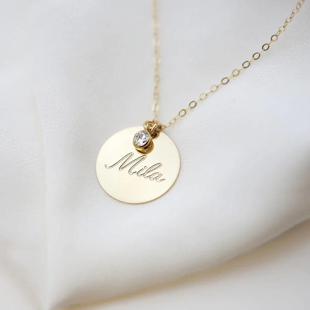 Make Me Yours Initial Letter Necklace | Gold Filled