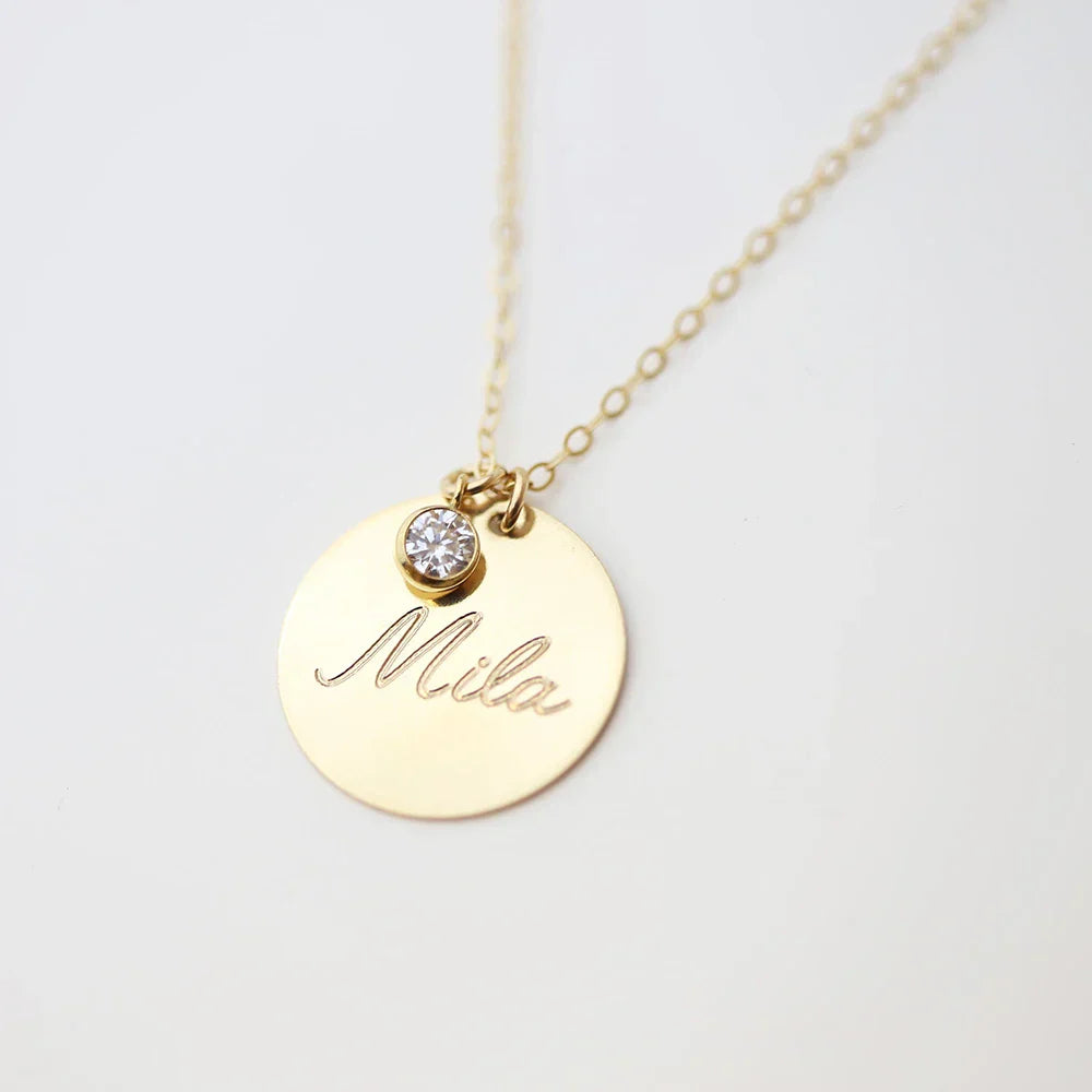 Make Me Yours Initial Letter Necklace | Gold Filled