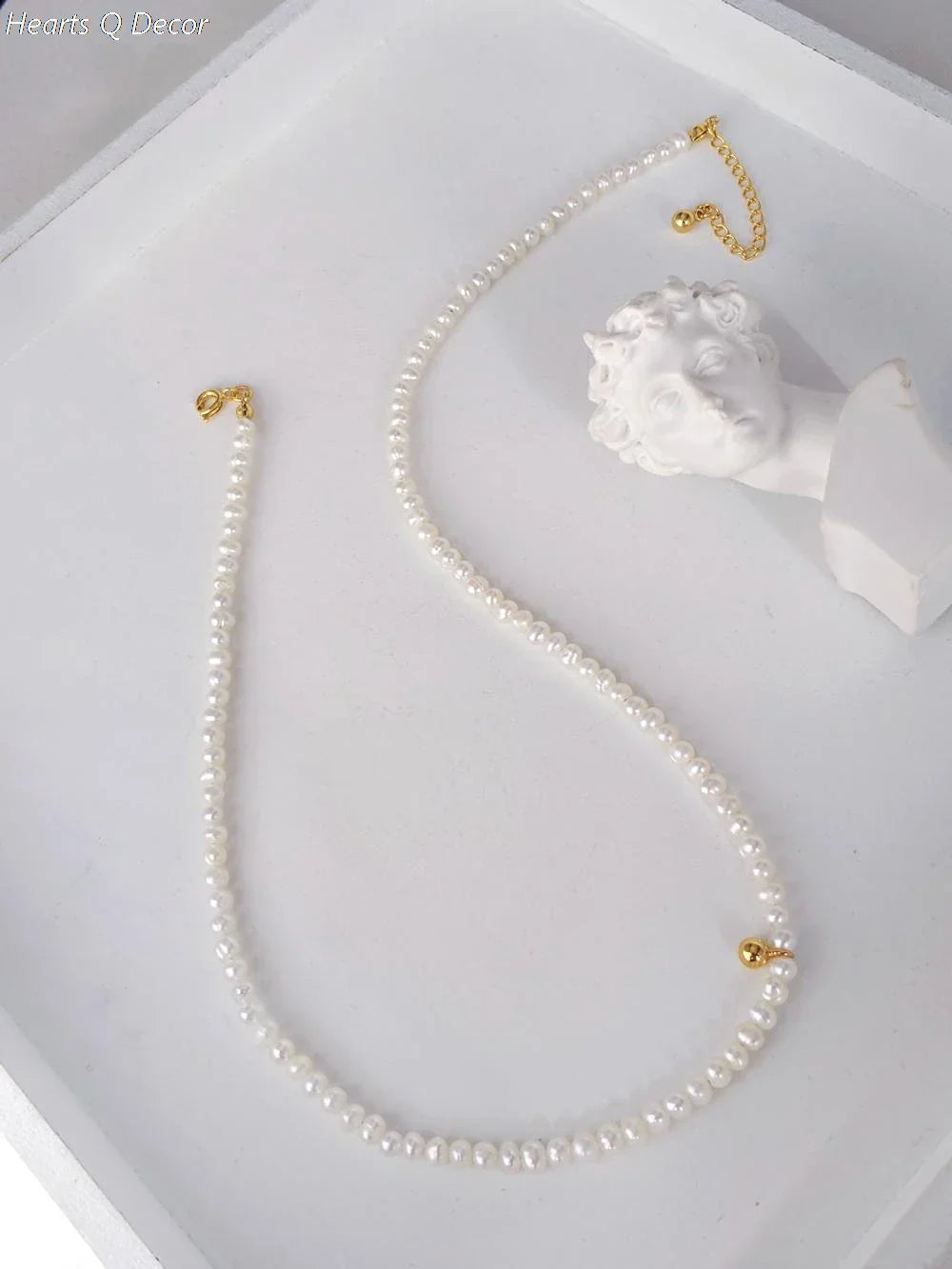 Baroque Pearl Necklace | 18kt Gold Plated
