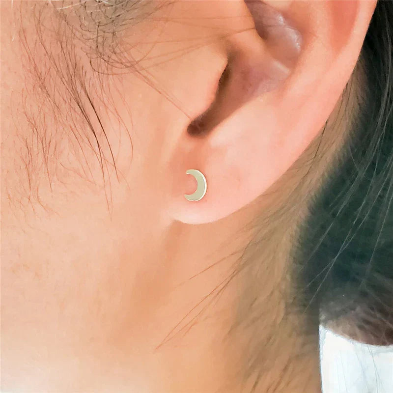 Moon Earrings | 14K Gold Filled 6.5MM
