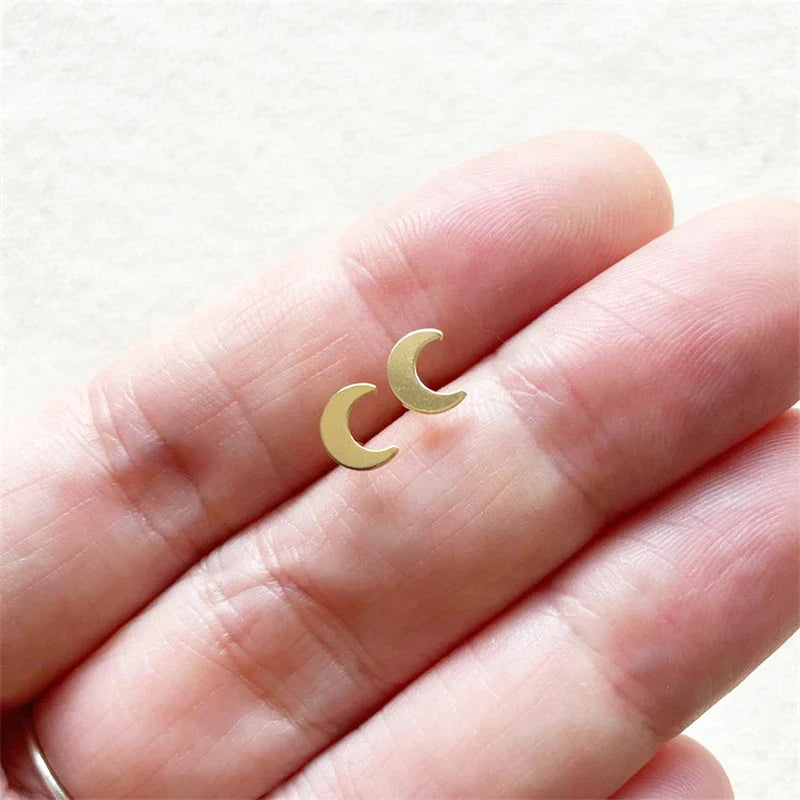 Moon Earrings | 14K Gold Filled 6.5MM