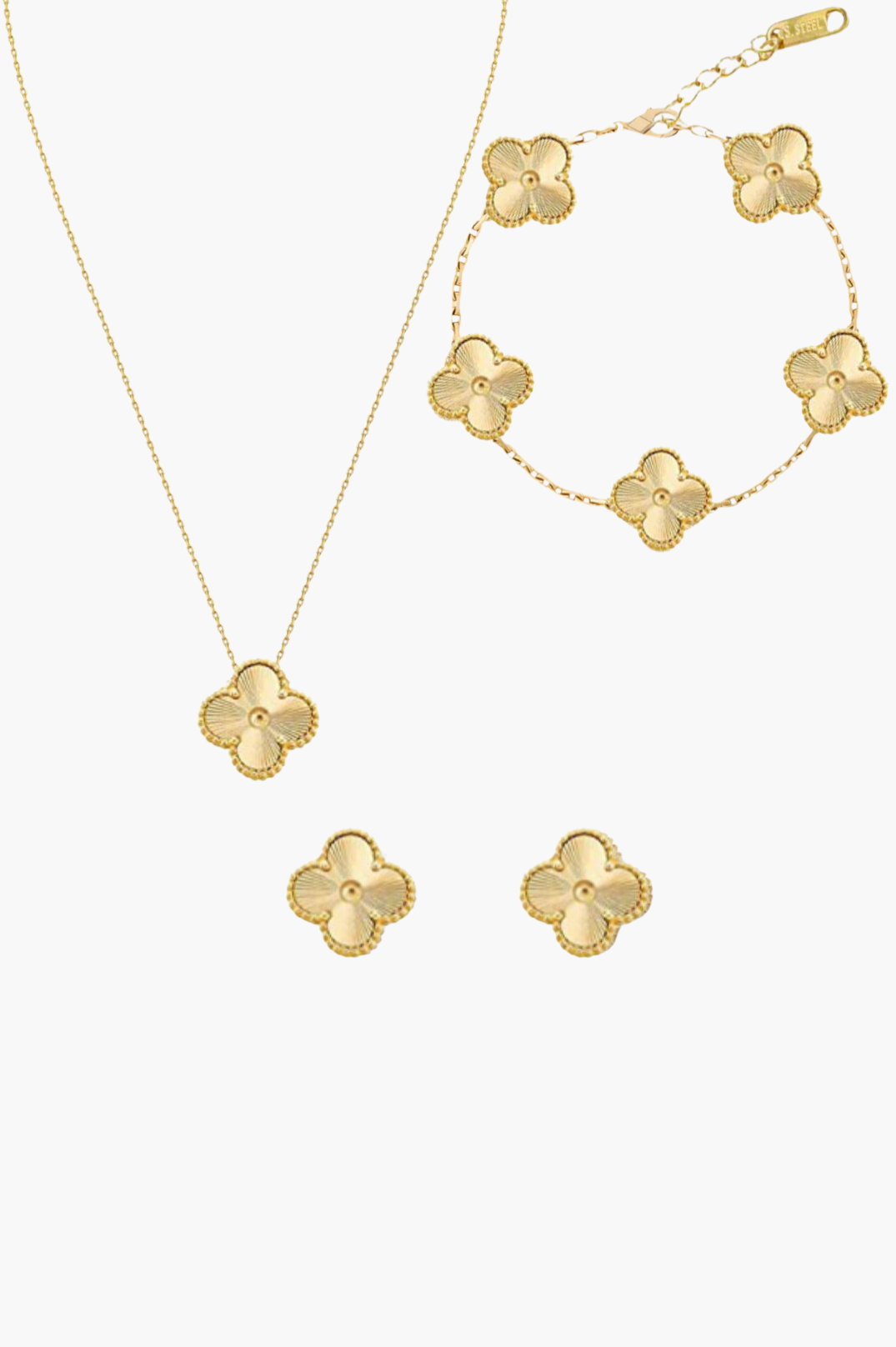 QTPI BLING 3 Piece Gold Accessory Set