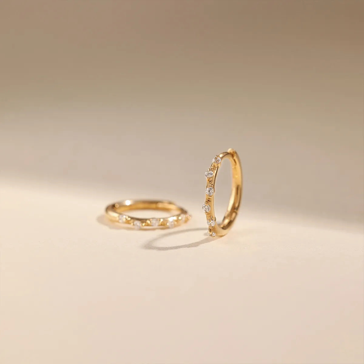 Queen of Diamonds | 14k Solid Gold Earrings