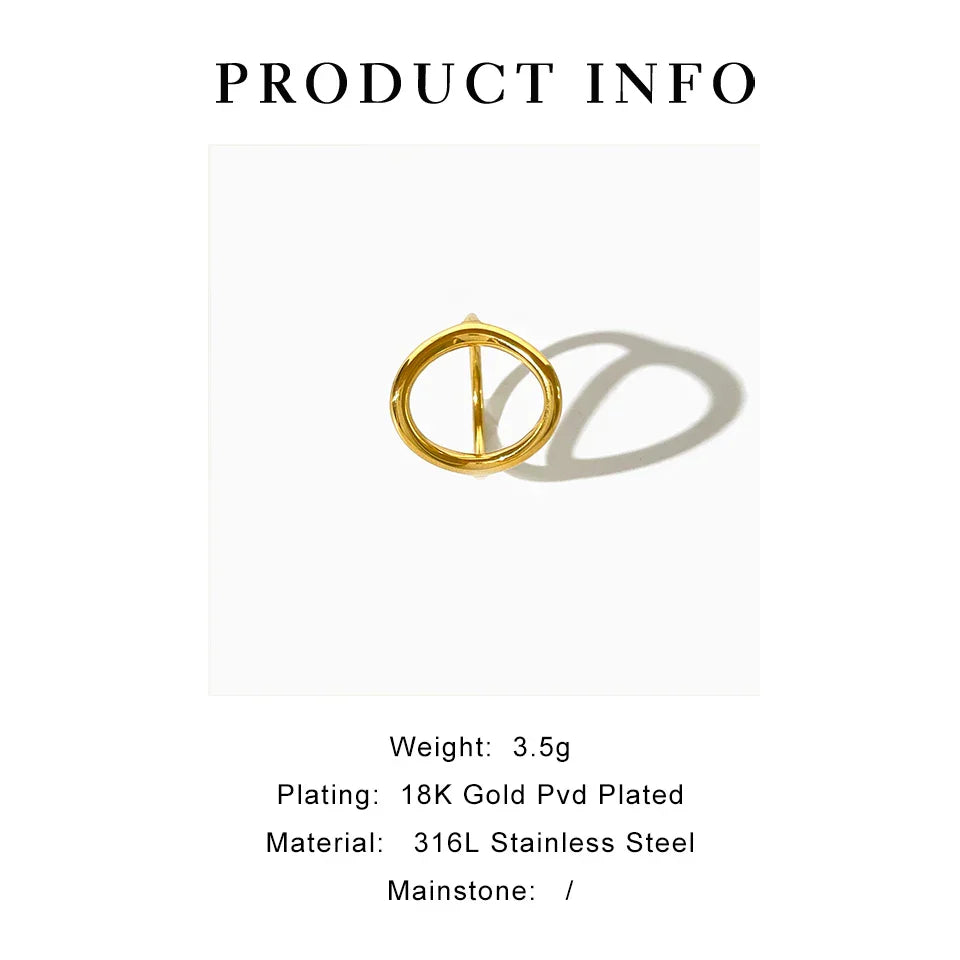 Keeley Oval | 18k Gold Plated Ring