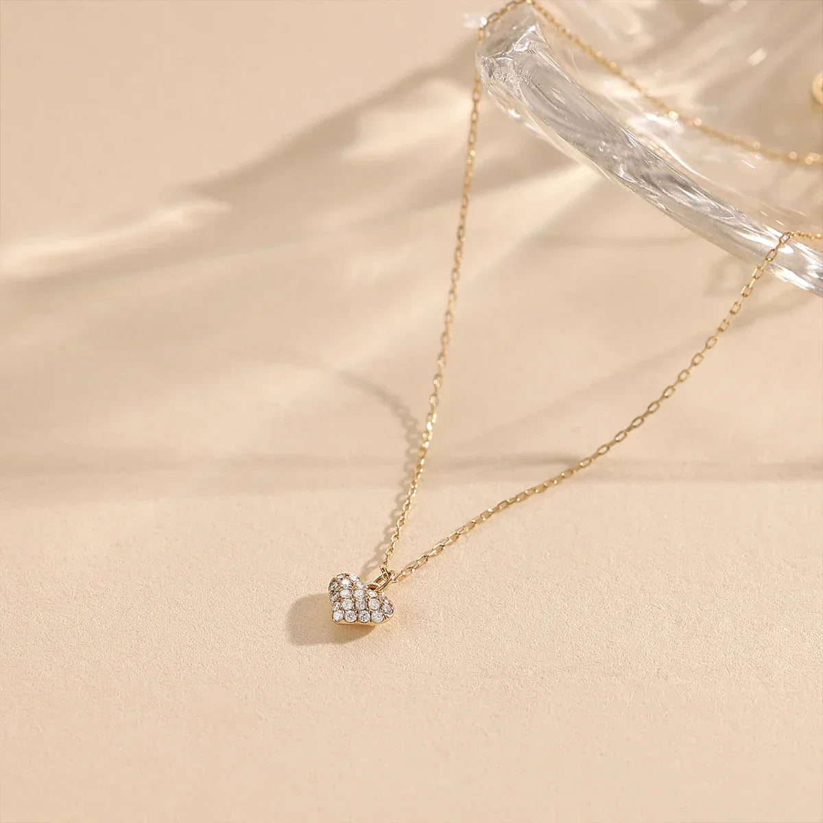 Diamond Heart |14k Solid Gold Necklace