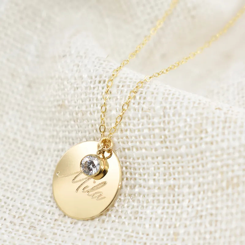 Make Me Yours Initial Letter Necklace | Gold Filled