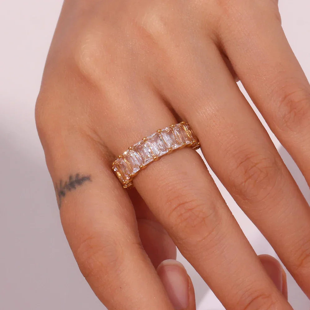 Astrid Sparkle | 18K Gold Plated Ring