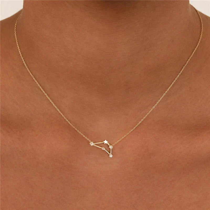Zodiac Constellation | 18K Gold Plated Necklace