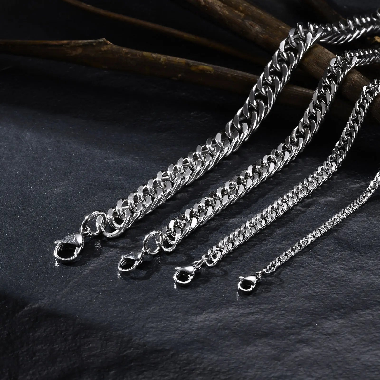 Unisex 3/5/7/9mm Thick Cuban Chain