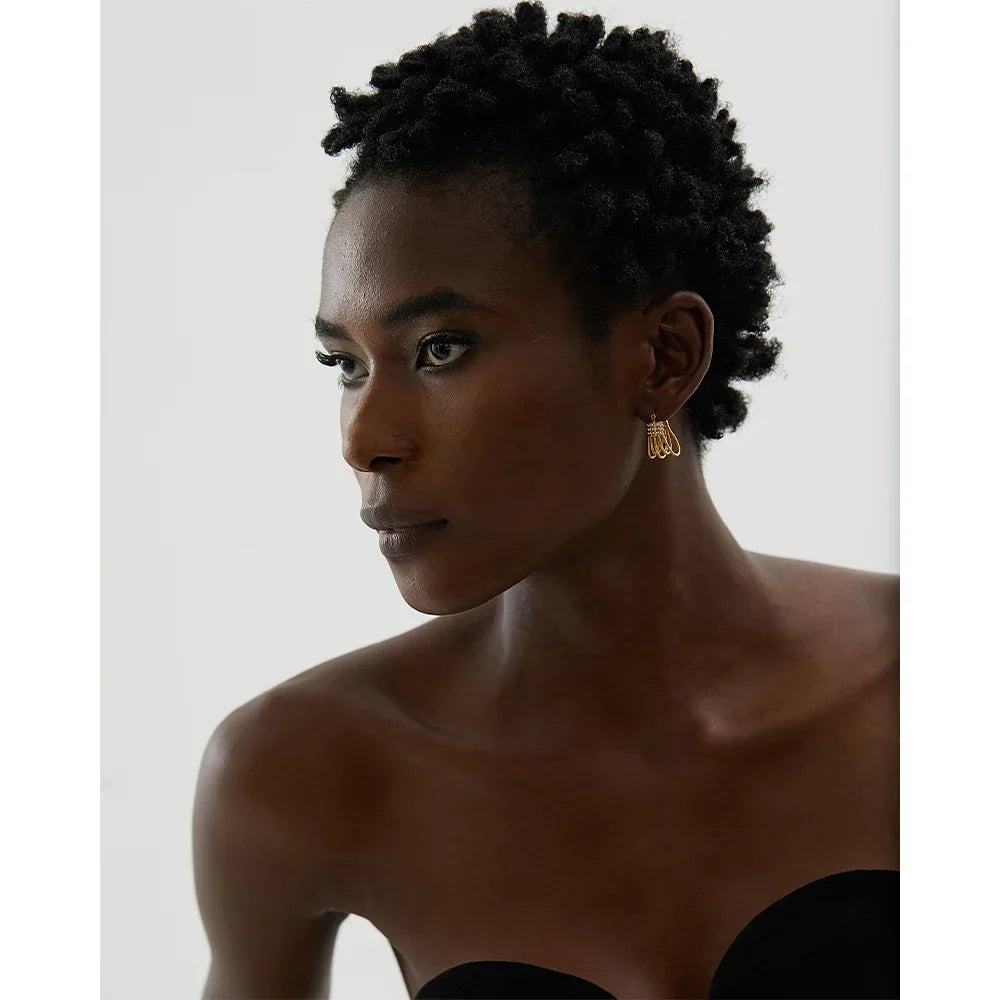 Wrap Around |18K Gold Plated Earrings