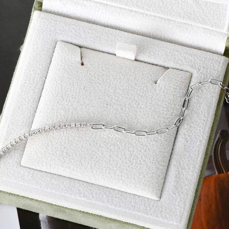 Tennis Moissanite Bracelet | 925 Sterling Silver