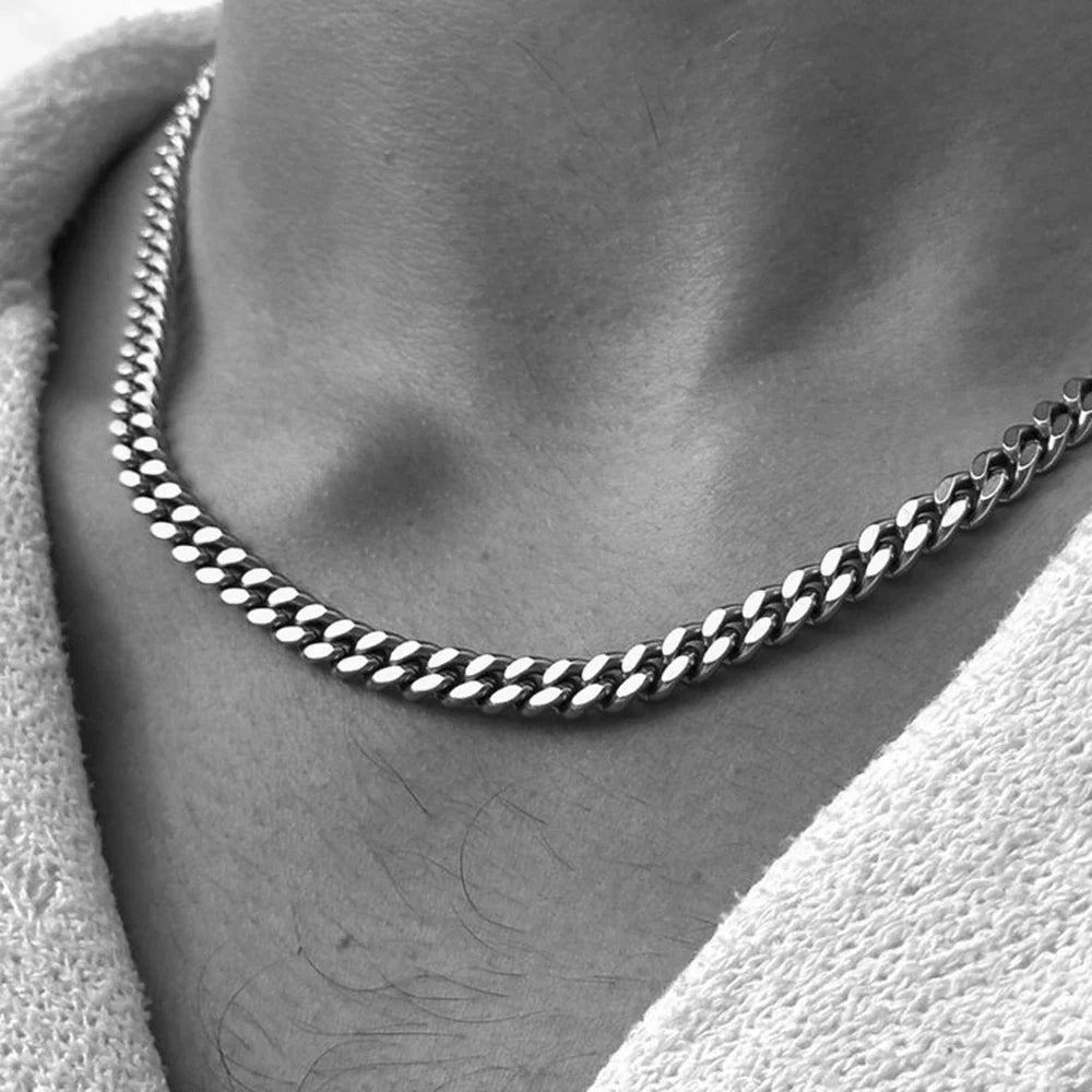 Unisex 3/5/7/9mm Thick Cuban Chain