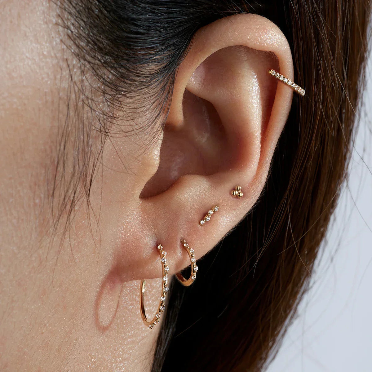 Queen of Diamonds | 14k Solid Gold Earrings