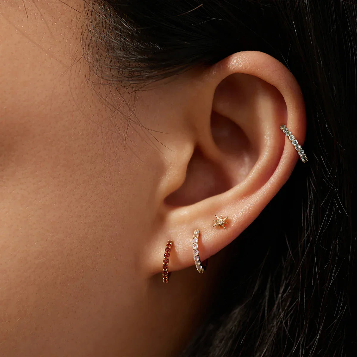 Birthstone Earrings |14k Solid Gold