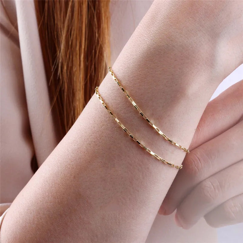 Link Us Together | 14K Gold Filled Chain Bracelet