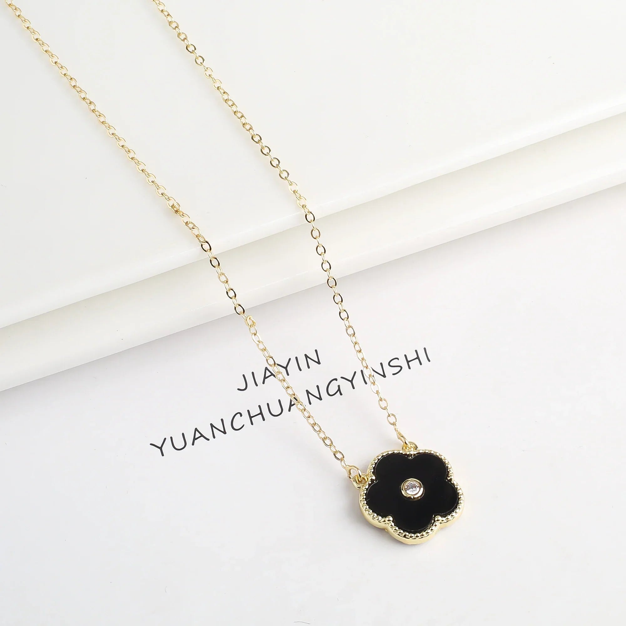 Five-Leaf Clover Zircon Set 7 Colours