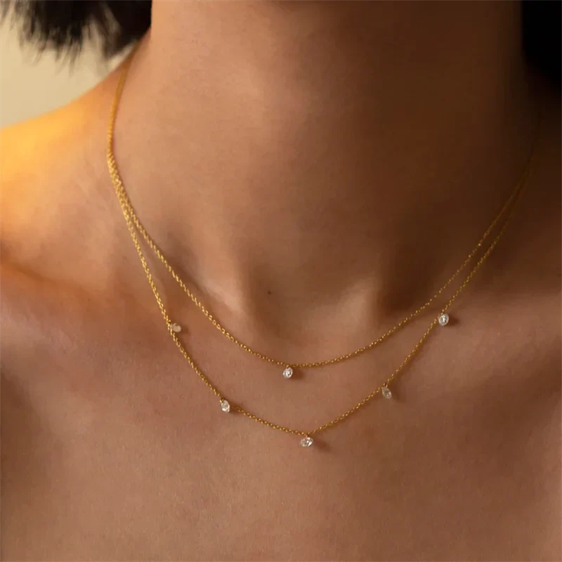 Piper Zircon Necklace |14K Gold Filled