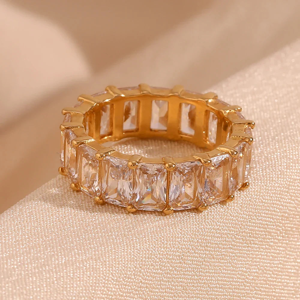 Astrid Sparkle | 18K Gold Plated Ring