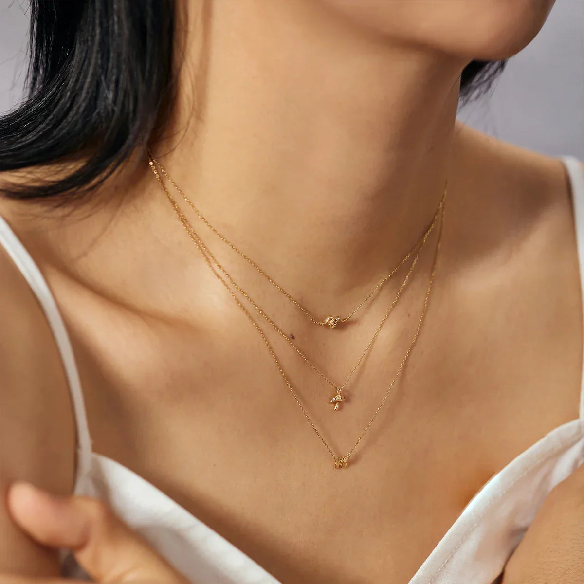 Serpent Necklace|14k Solid Gold