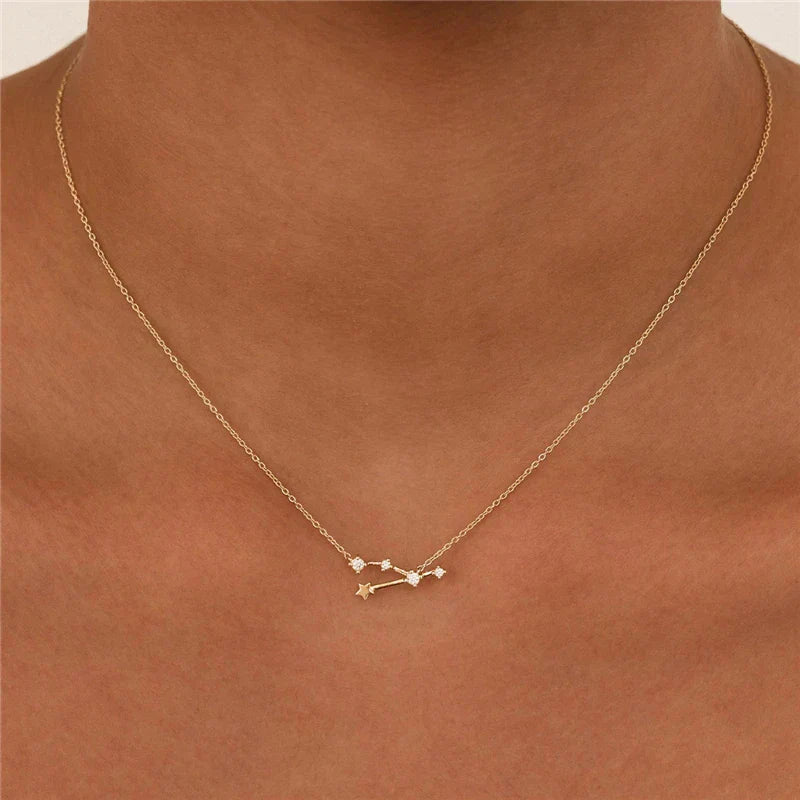 Zodiac Constellation | 18K Gold Plated Necklace