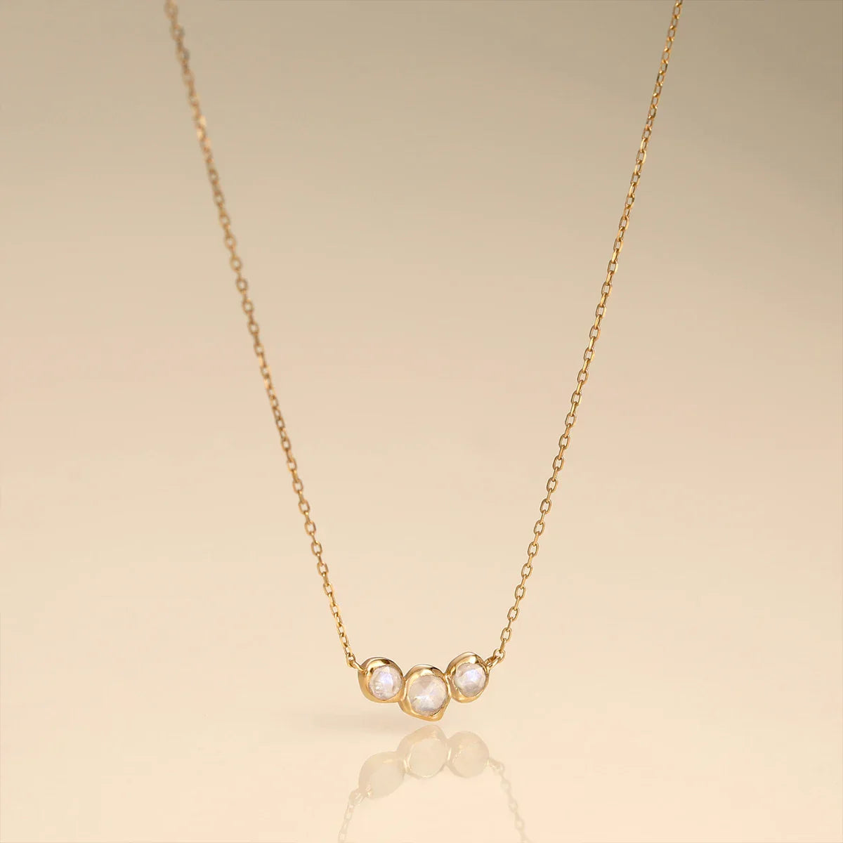 Moonstone Necklaces |14k Solid Gold