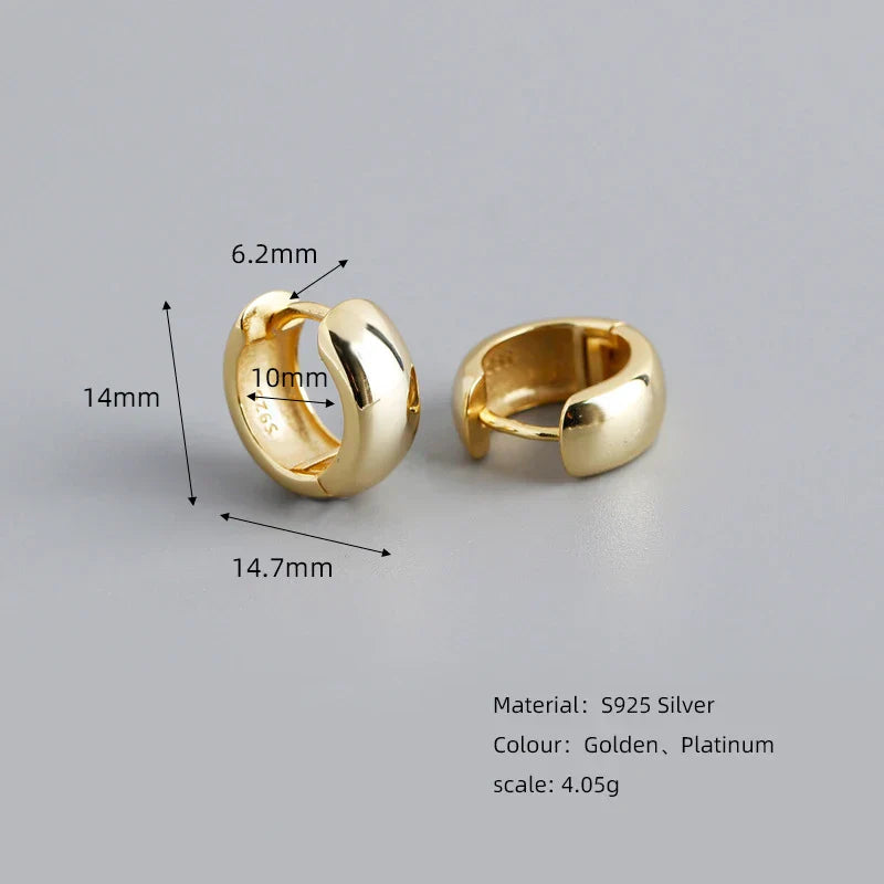 Lola Hoop Earrings |18k Gold Plated