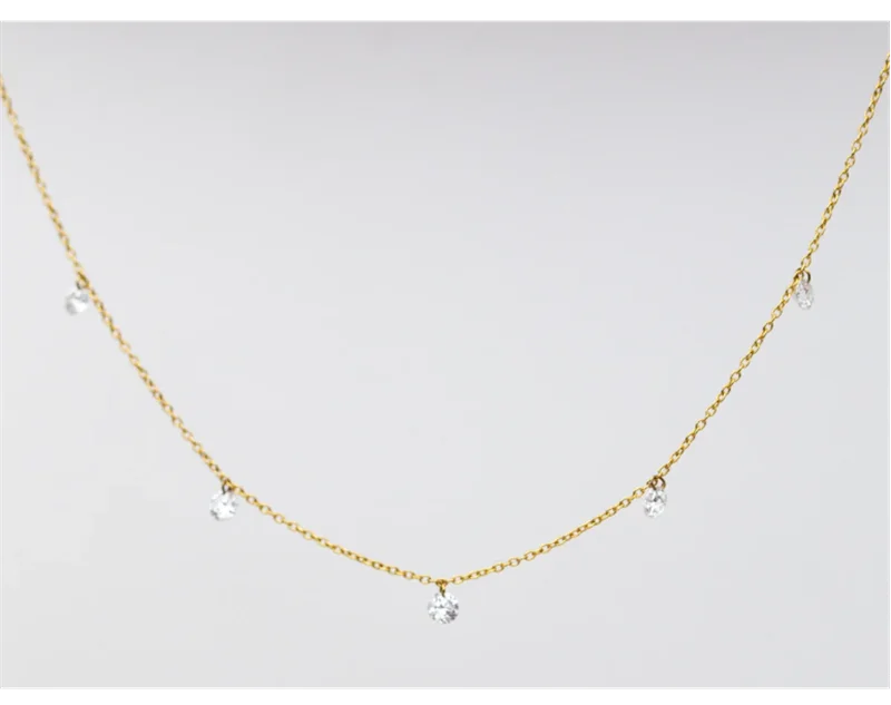 Piper Zircon Necklace |14K Gold Filled