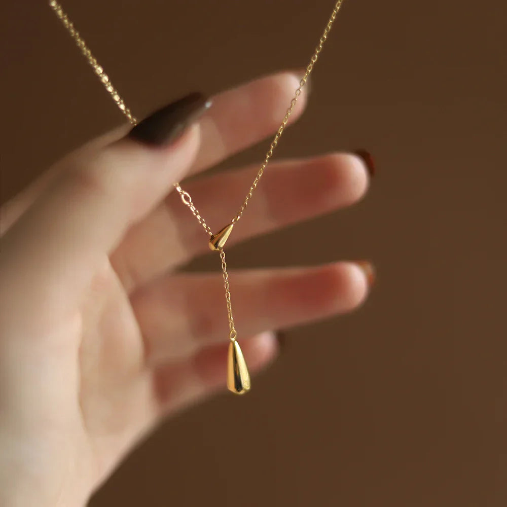 Bronte Drop | 18k Gold Plated Necklace