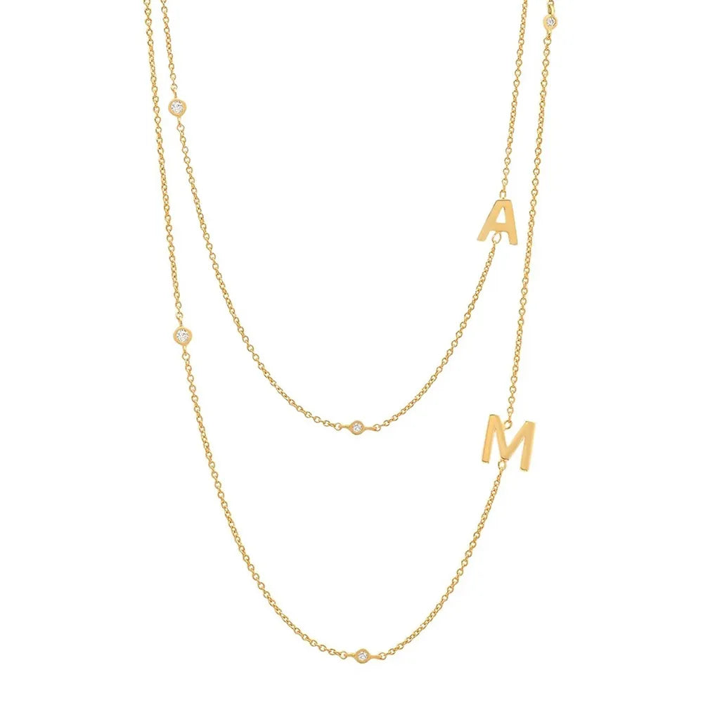 Initial Me Necklace|18K Gold Plated Jewellery