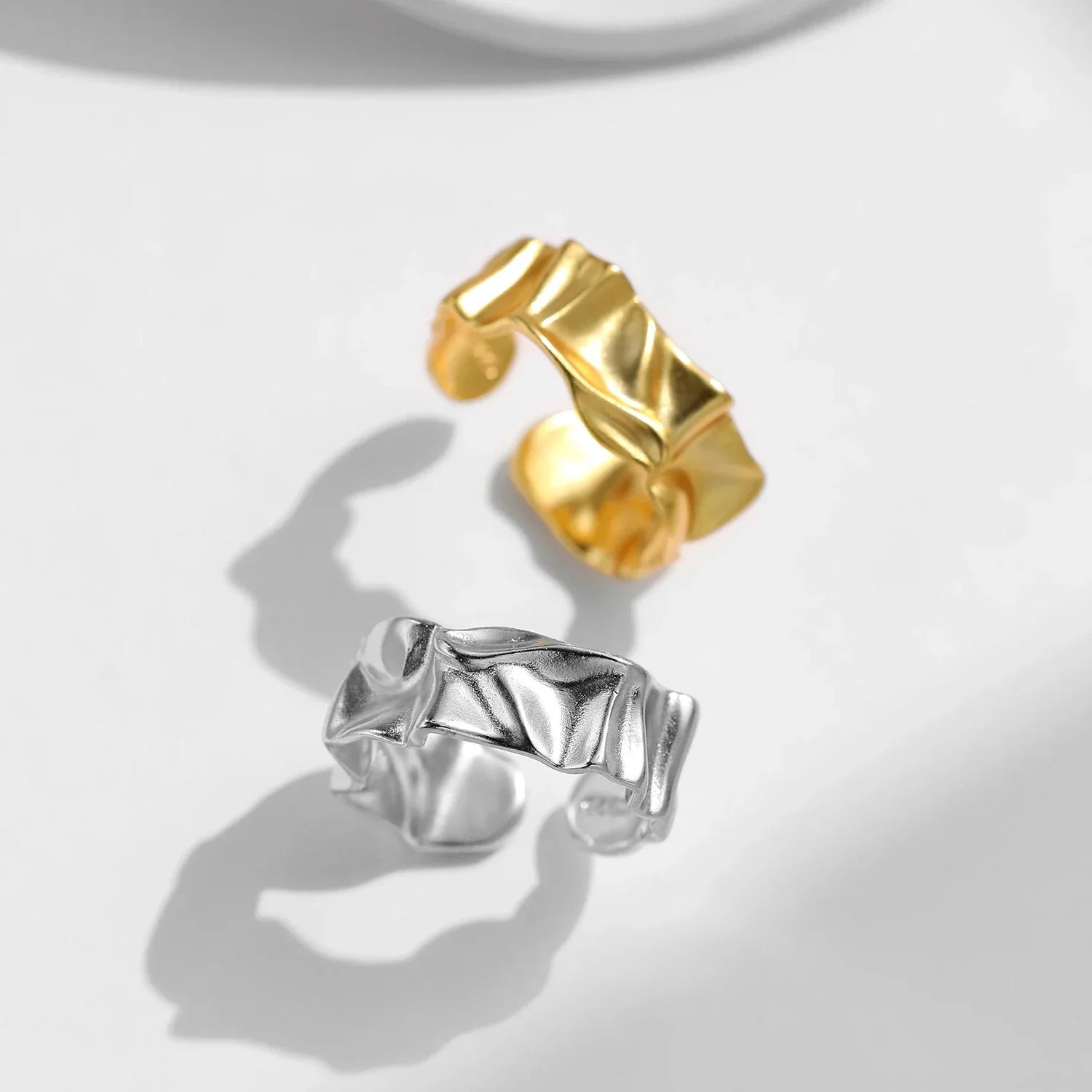 Irregular |18k Gold Plated | 925 Sterling Silver Ring